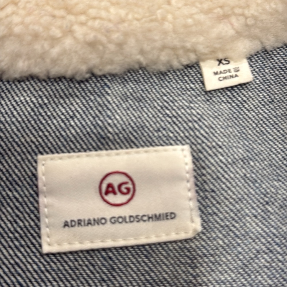 AG ADRIANO GOLDSCHMIED Lamb Shearling Jean Jacket - Picture 7 of 8